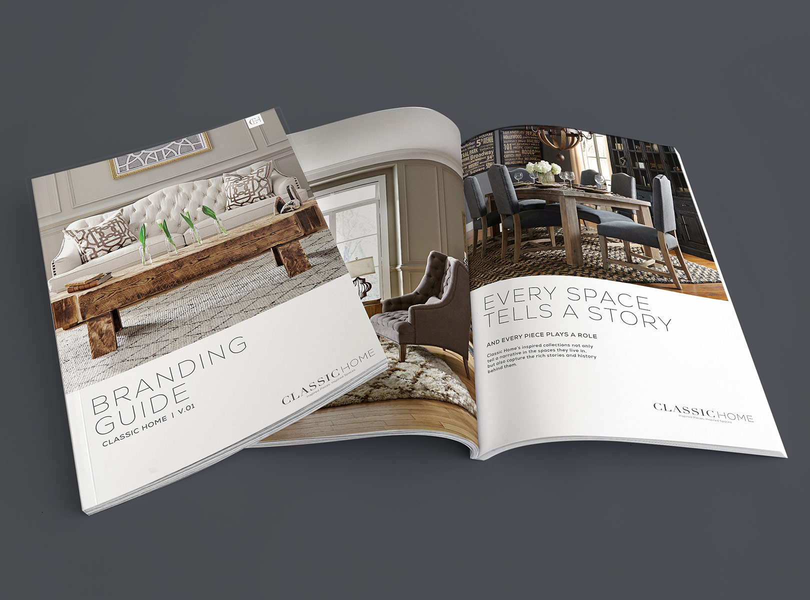 Classic Home Furniture Wholesaler Branding Style Guide B2b