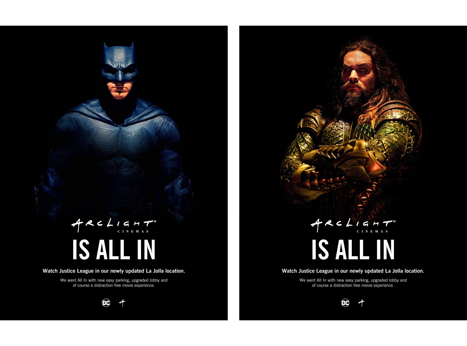 Dc Justice League Arclight Cinema Graphic Design Poster Print